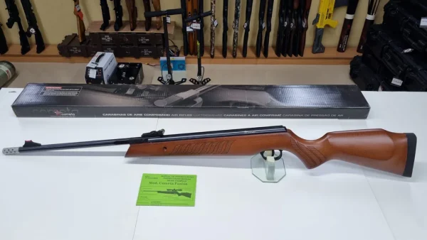 Cometa Fusion Air Rifle 5.5mm/0.22, Wooden With Open Sights