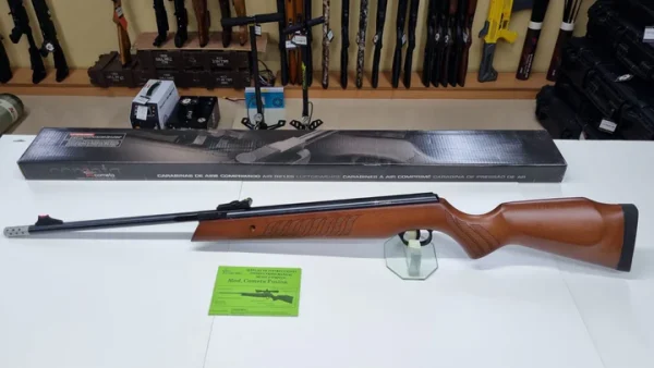 Cometa Fusion Air Rifle 5.5mm0.22, Wooden With Open Sights